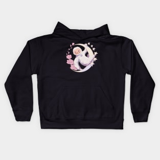 Kawaii Chilled Sloth - Pastel Goth Nu Goth Gift Kids Hoodie